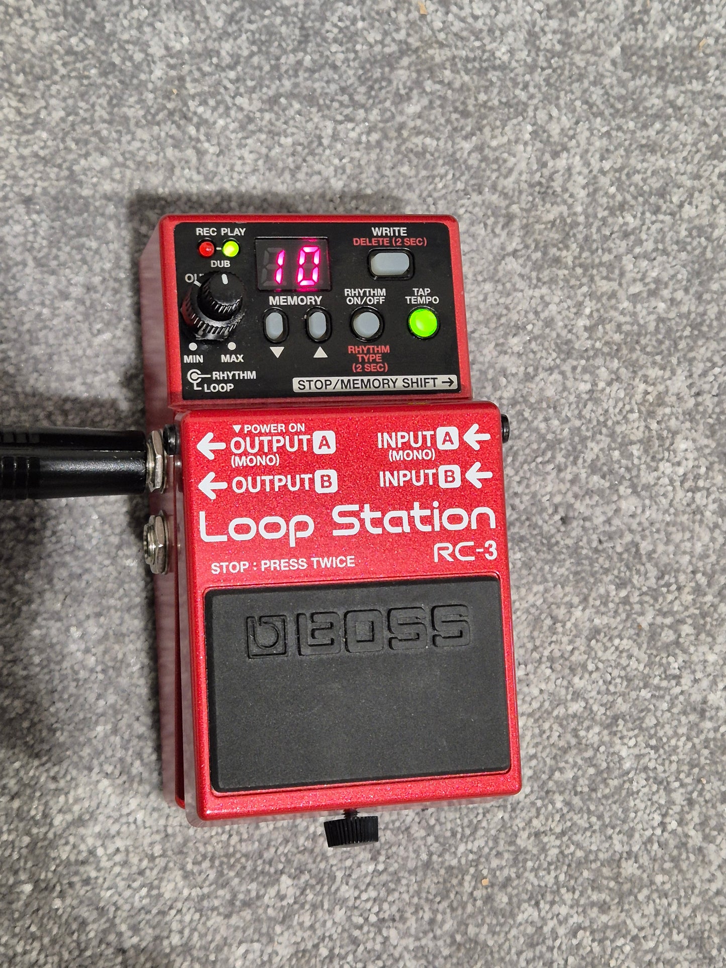 Boss RC-3 Loop Station - Compact Looper Pedal - Open Box New
