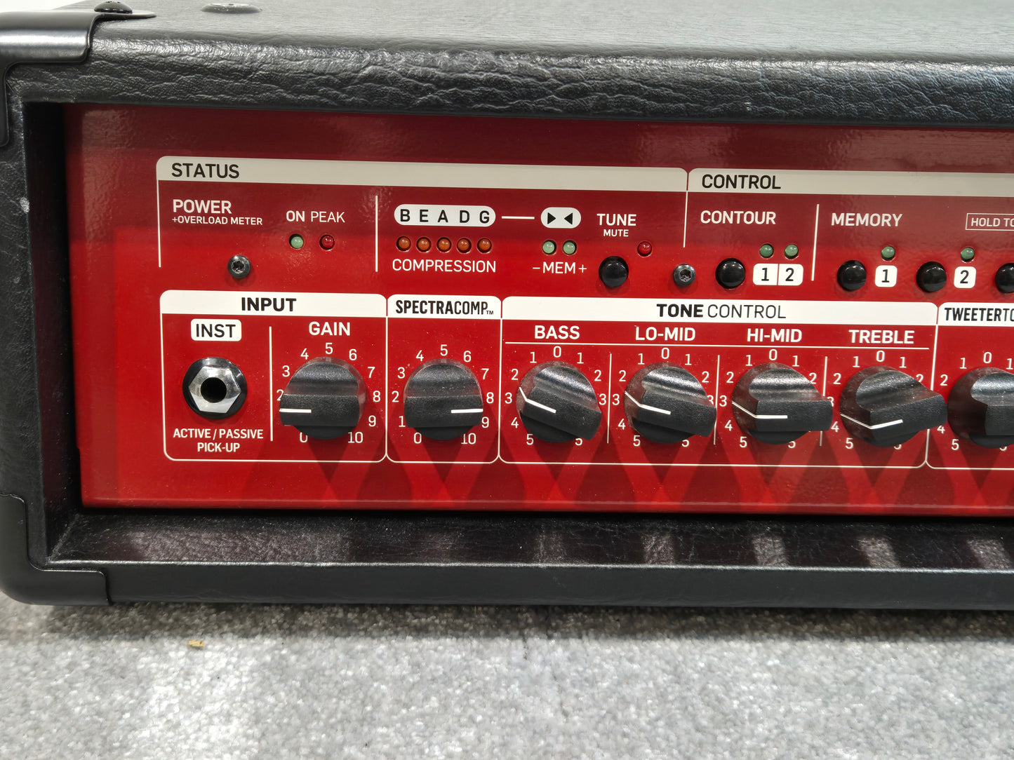 TC Electronic BH500 - 500-watt Bass Amp Head