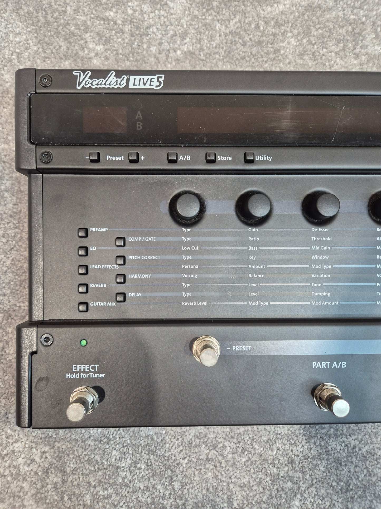DigiTech Vocalist Live 5 - Vocal Effects and Harmony Processor