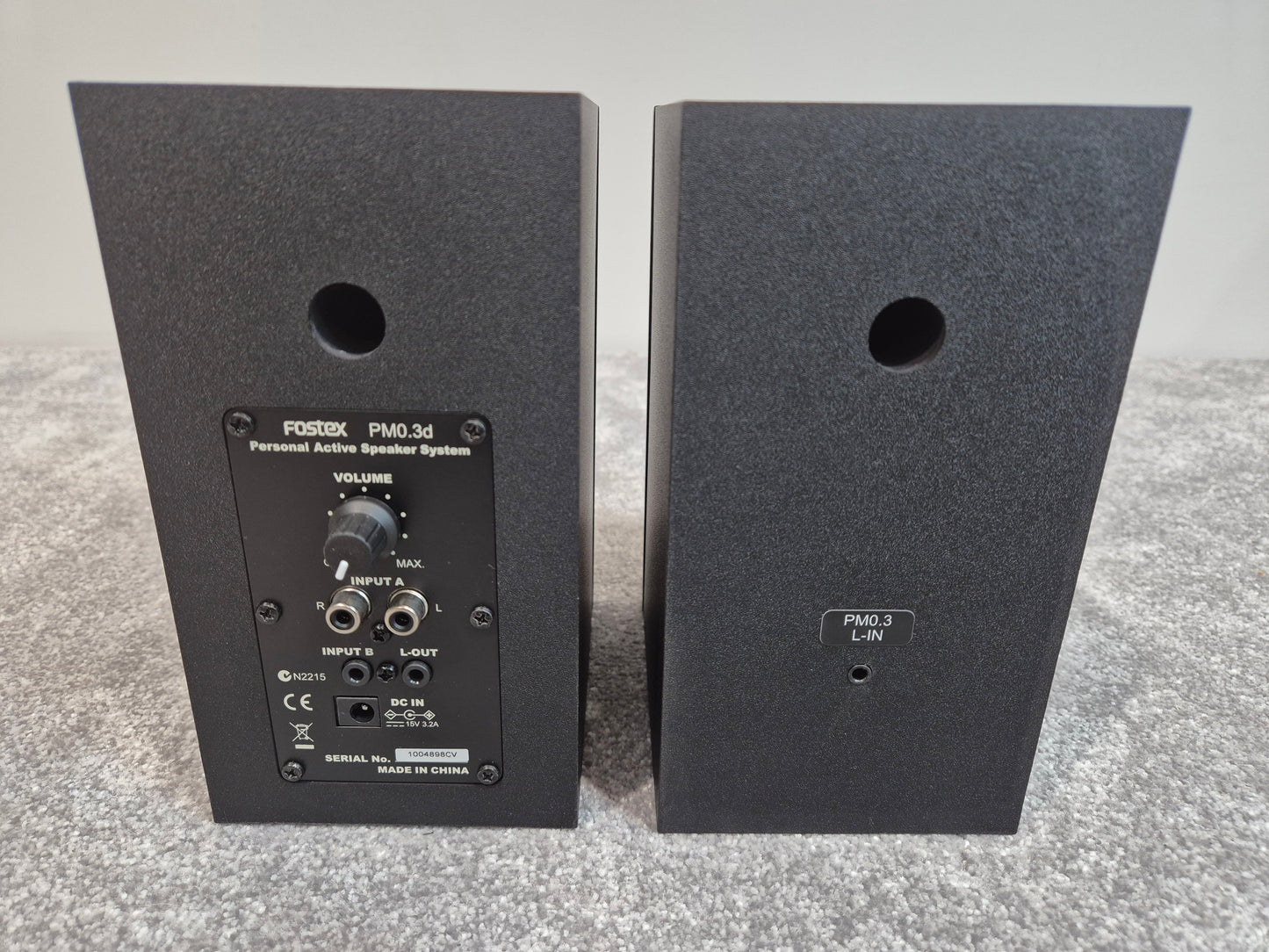 Fostex PM0.3D - Active 2-Way Studio Monitor Set - Open Box New