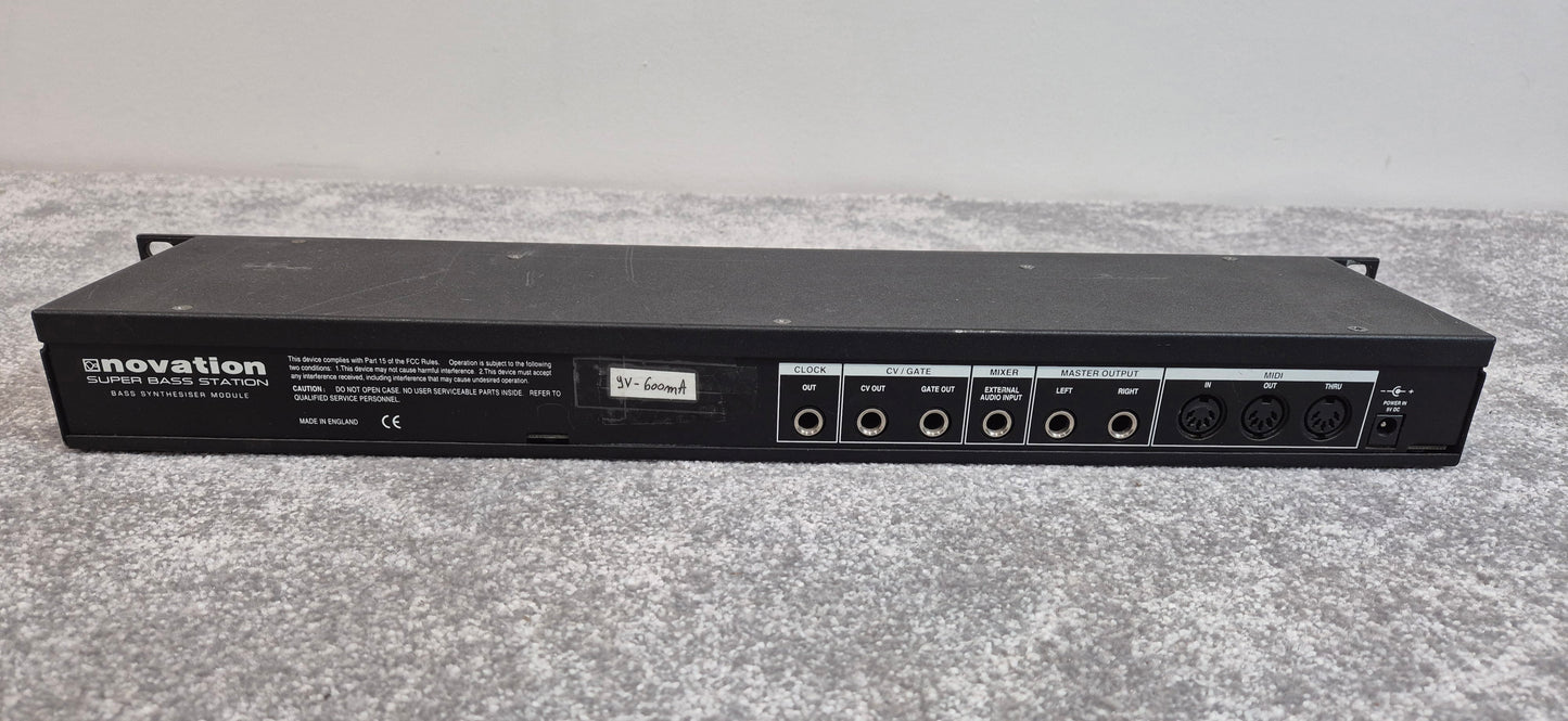 Novation Super Bass Station - Rackmount Synthesizer - Faulty Left Channel