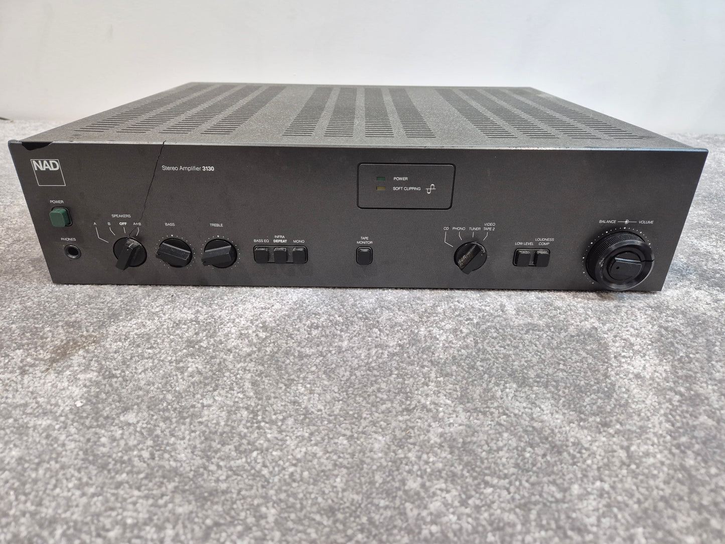 NAD 3130 Amplifier - Stereo Integrated Amplifier - 30-watts Per Channel (Fair Condition)