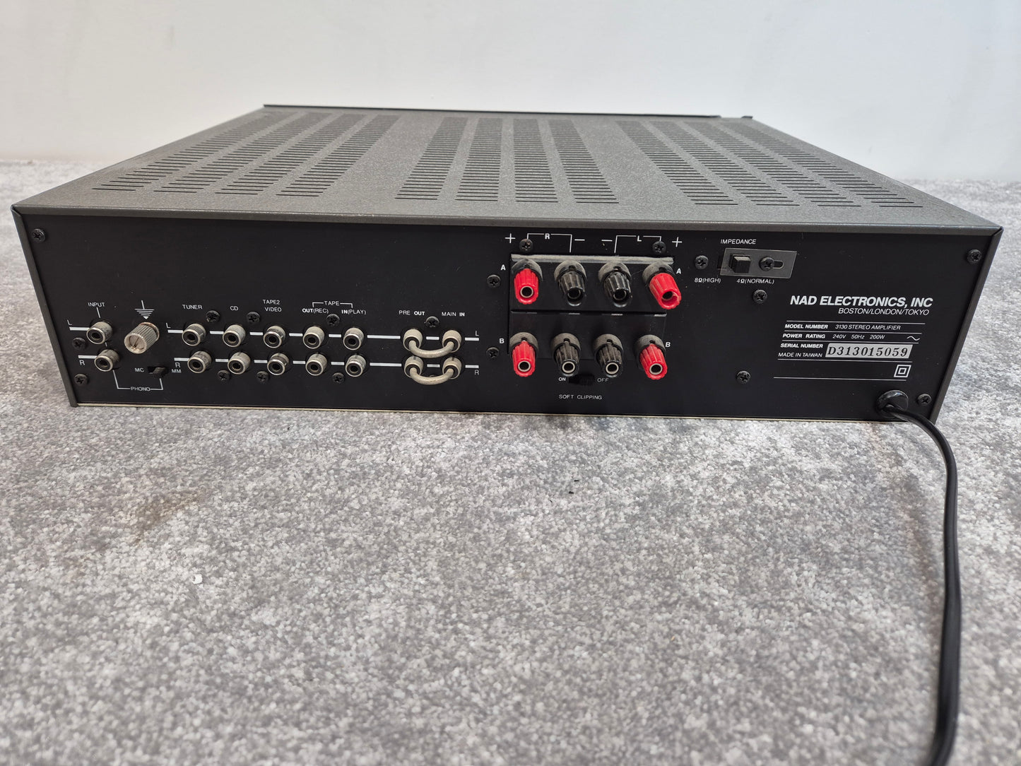 NAD 3130 Amplifier - Stereo Integrated Amplifier - 30-watts Per Channel (Fair Condition)