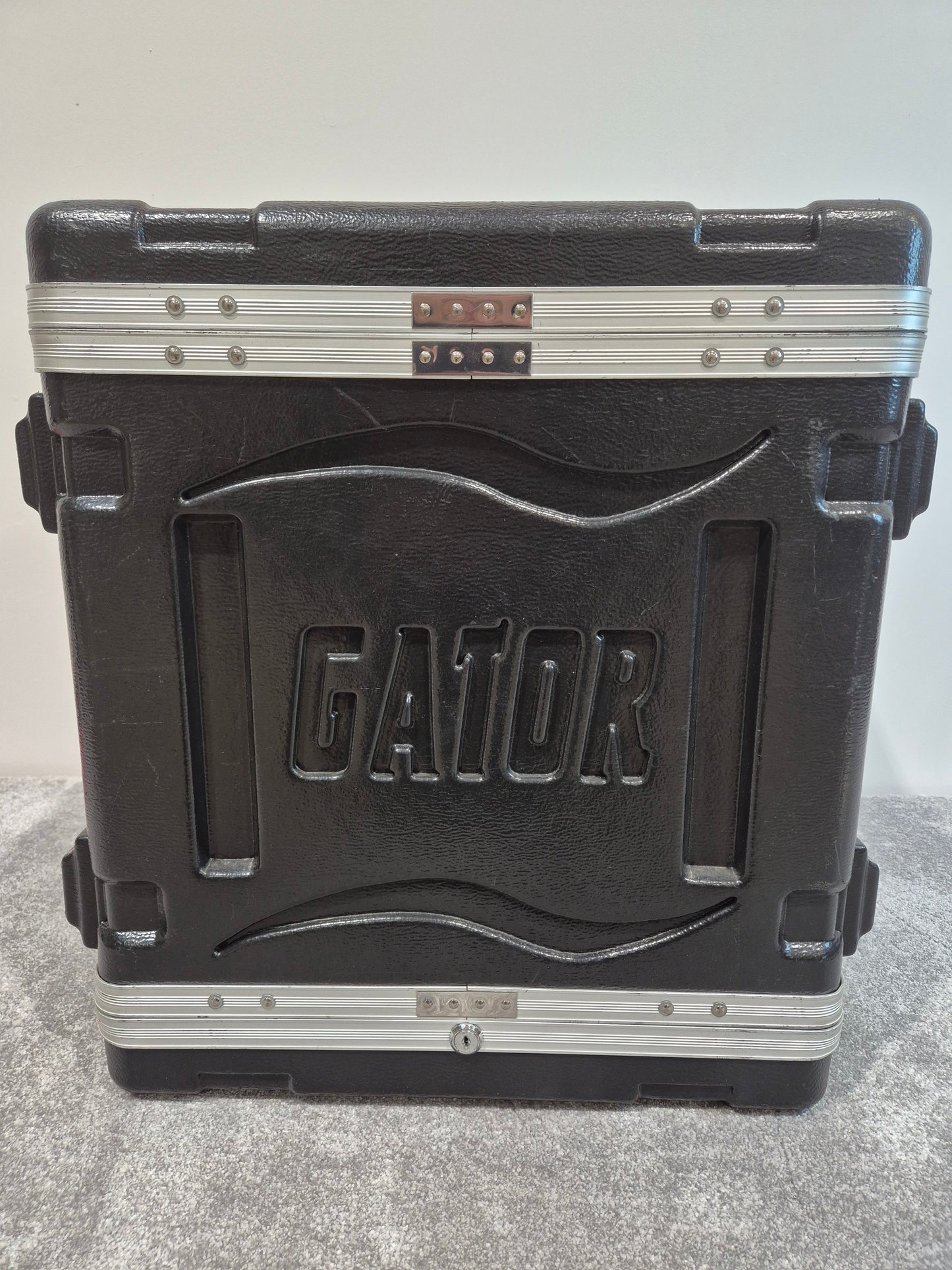 Gator 8u - Black Plastic / Metal Rack Mount Flight Case