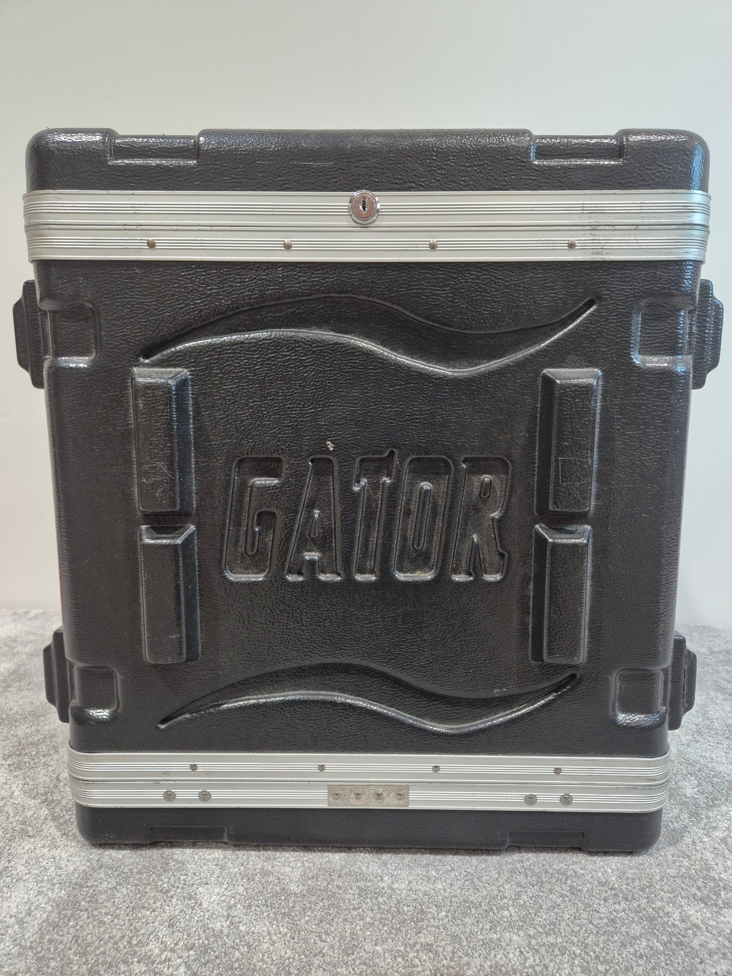 Gator 8u - Black Plastic / Metal Rack Mount Flight Case
