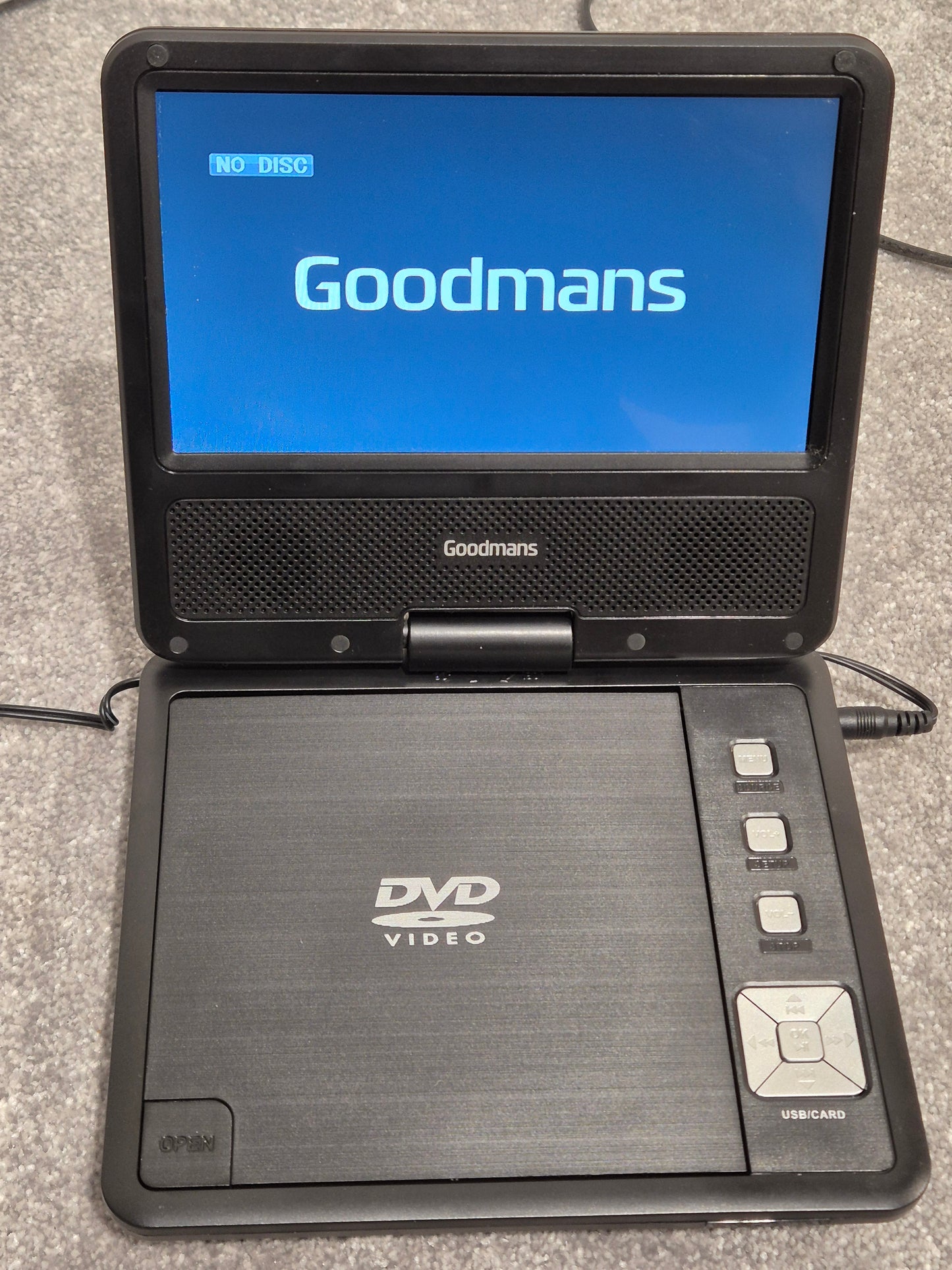 Goodmans 7-inch Portable DVD Player - Model 355878