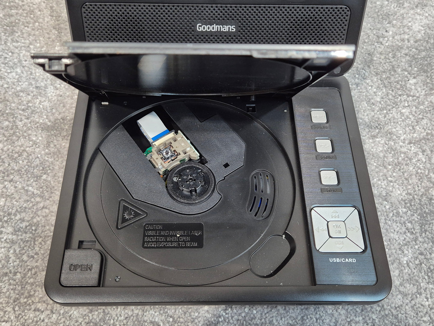 Goodmans 7-inch Portable DVD Player - Model 355878