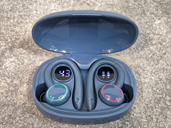 Pefupew C6 - Wireless In Ear Headphones - Blue