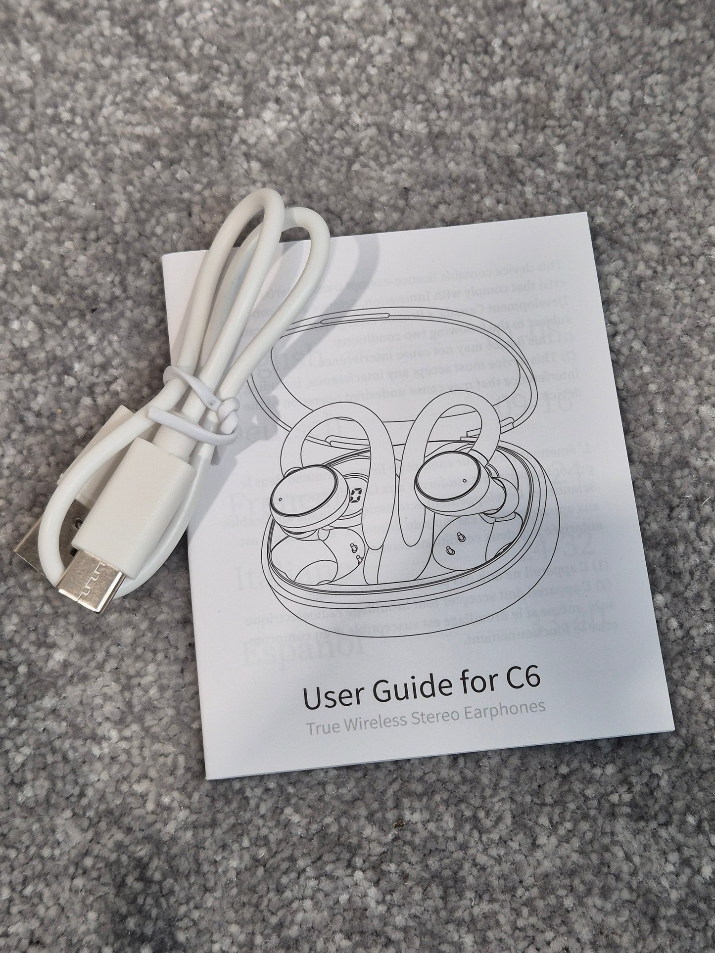 Pefupew C6 - Wireless In Ear Headphones - Blue
