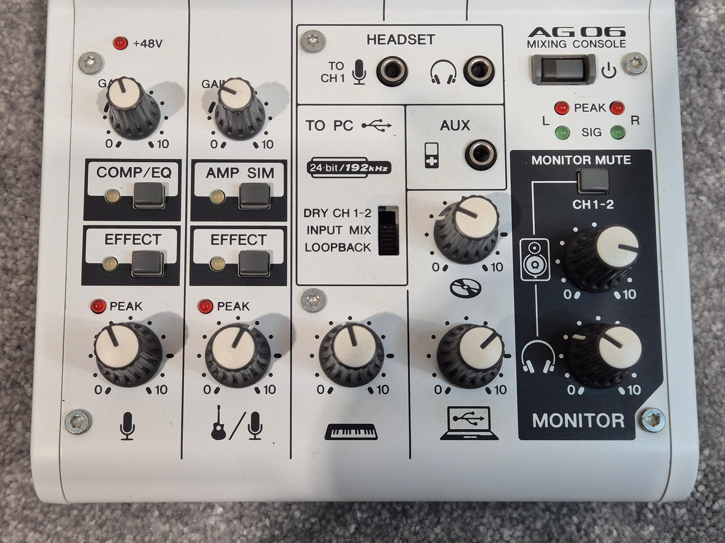 Yamaha AG06 Interface - Versatile and High-Quality Interface