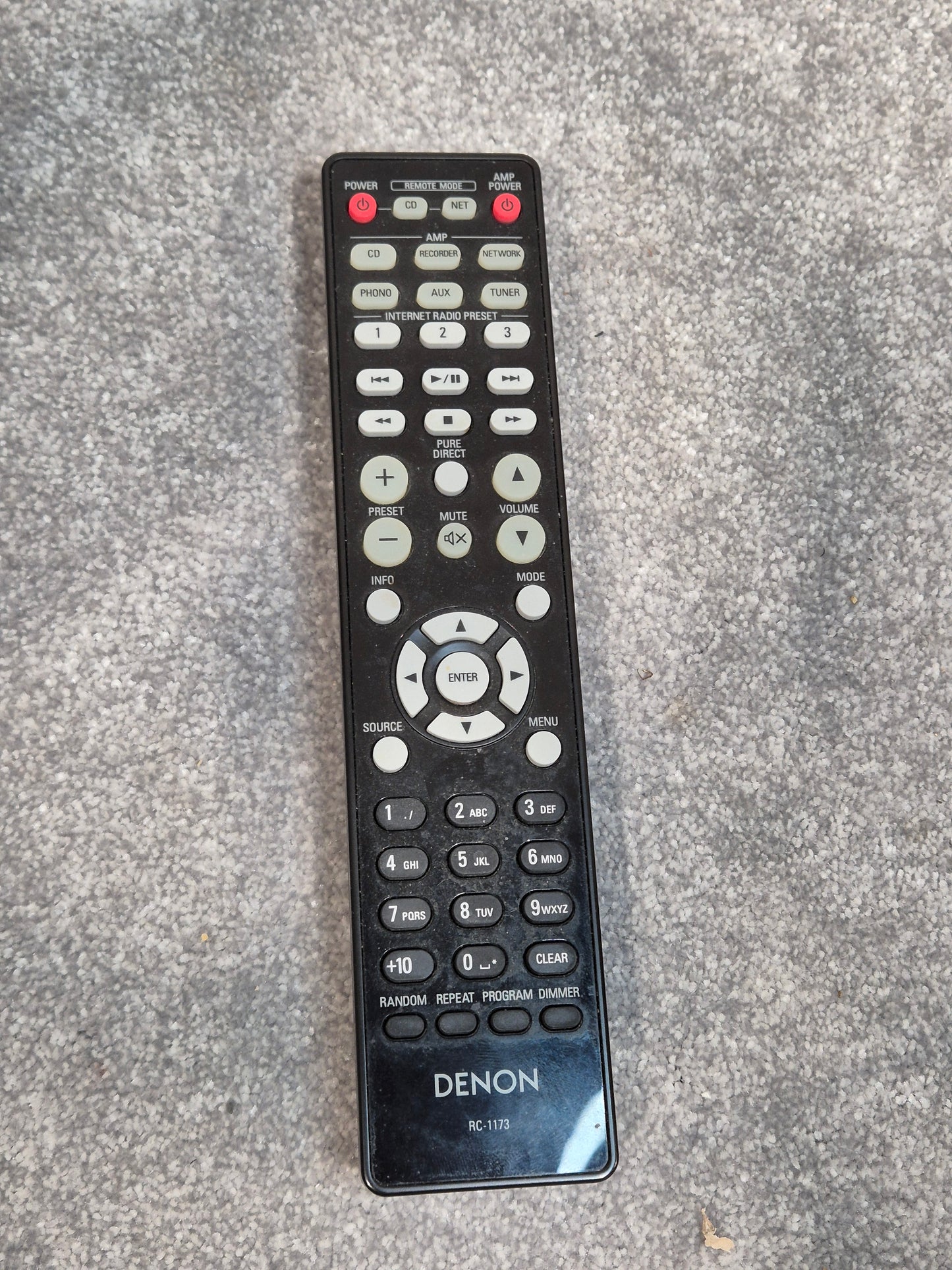 Denon DCD-520AE - CD Player with Remote Control and Manual