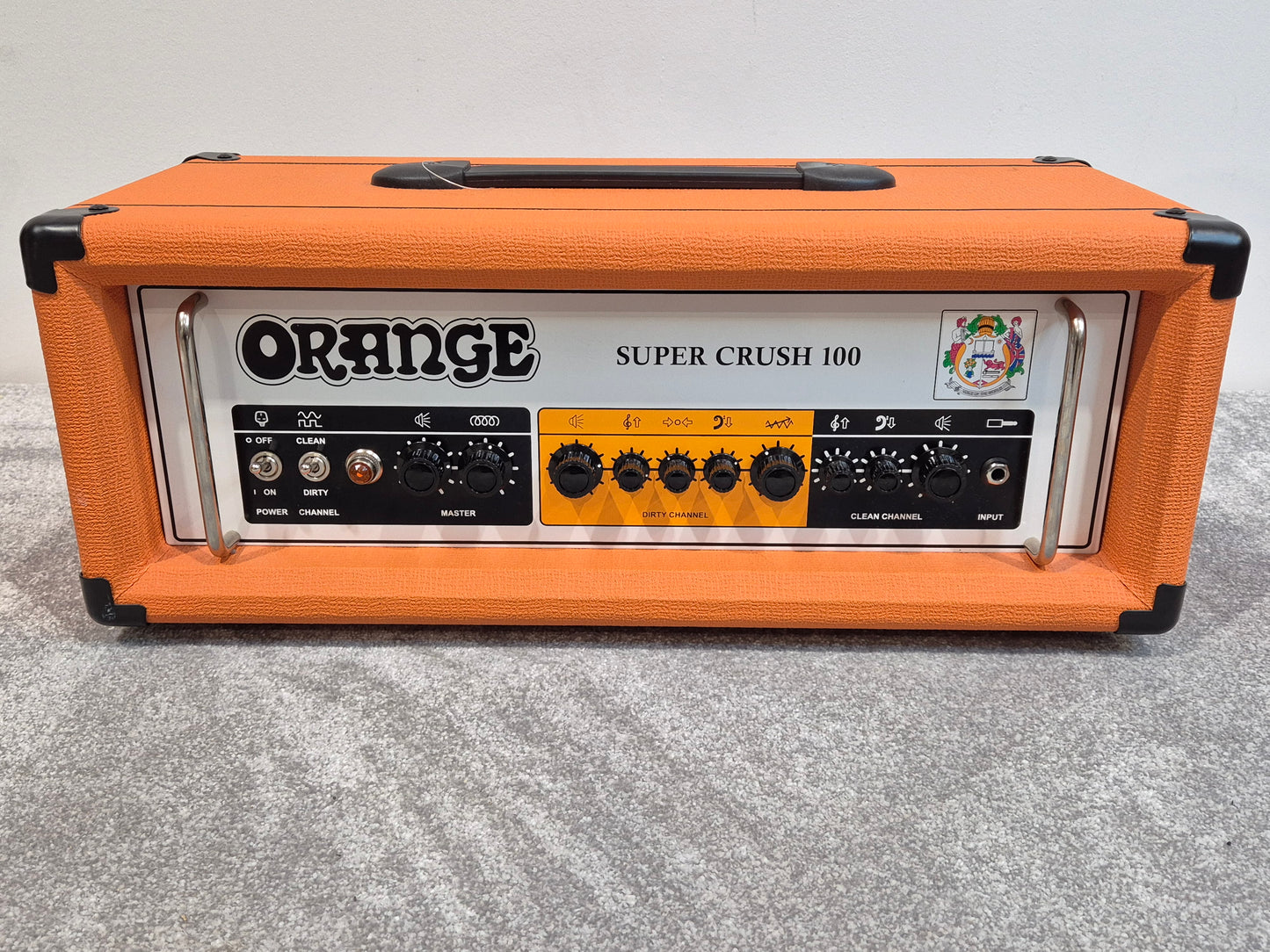Orange Super Crush 100 - Solid-State Guitar Amplifier Head