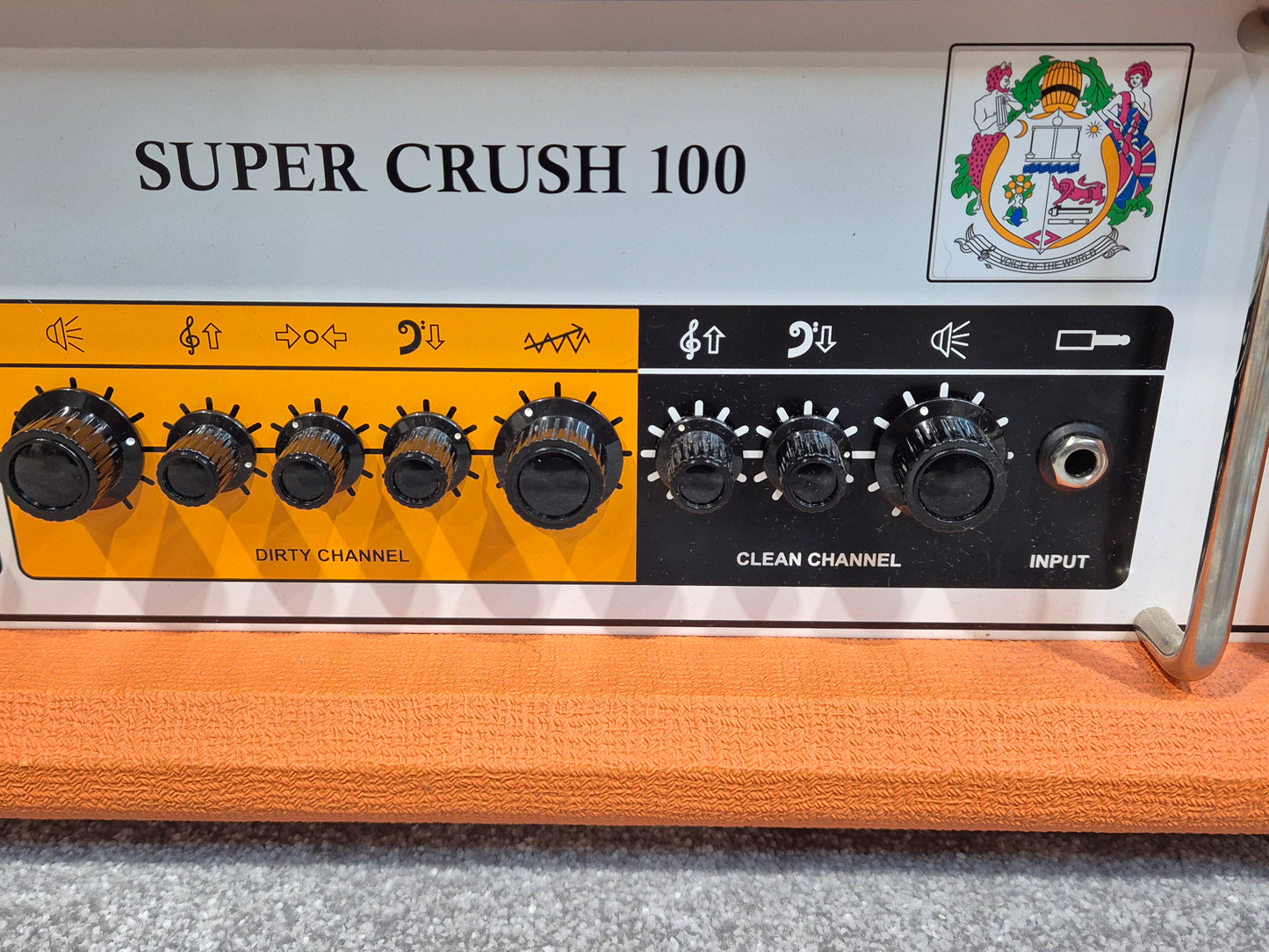 Orange Super Crush 100 - Solid-State Guitar Amplifier Head