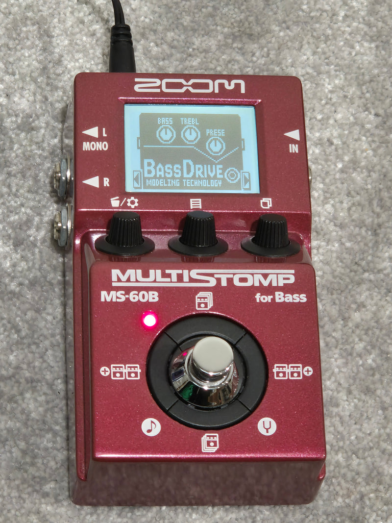 Zoom MultiStomp MS-60B - Bass Effects Pedal - Open Box New w/ Manual - image 1