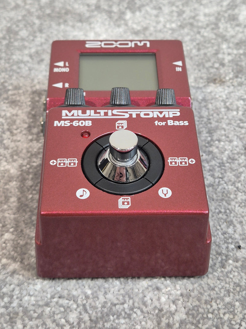 Zoom MultiStomp MS-60B - Bass Effects Pedal - Open Box New w/ Manual - image 3