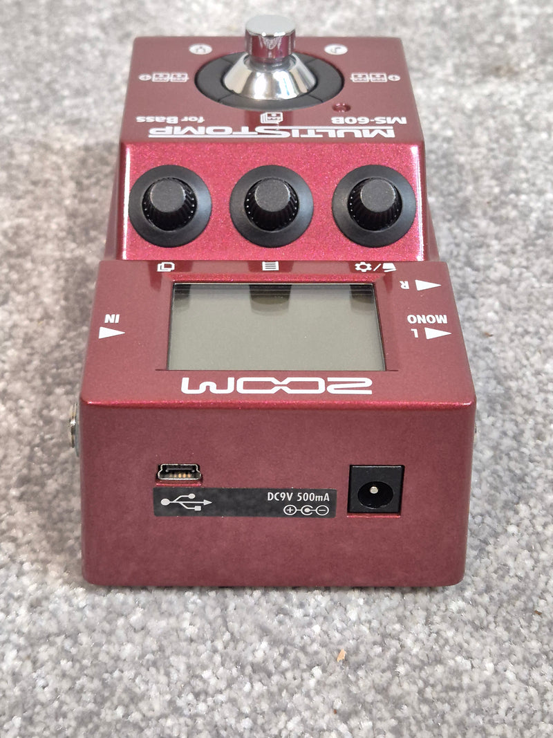 Zoom MultiStomp MS-60B - Bass Effects Pedal - Open Box New w/ Manual - image 4
