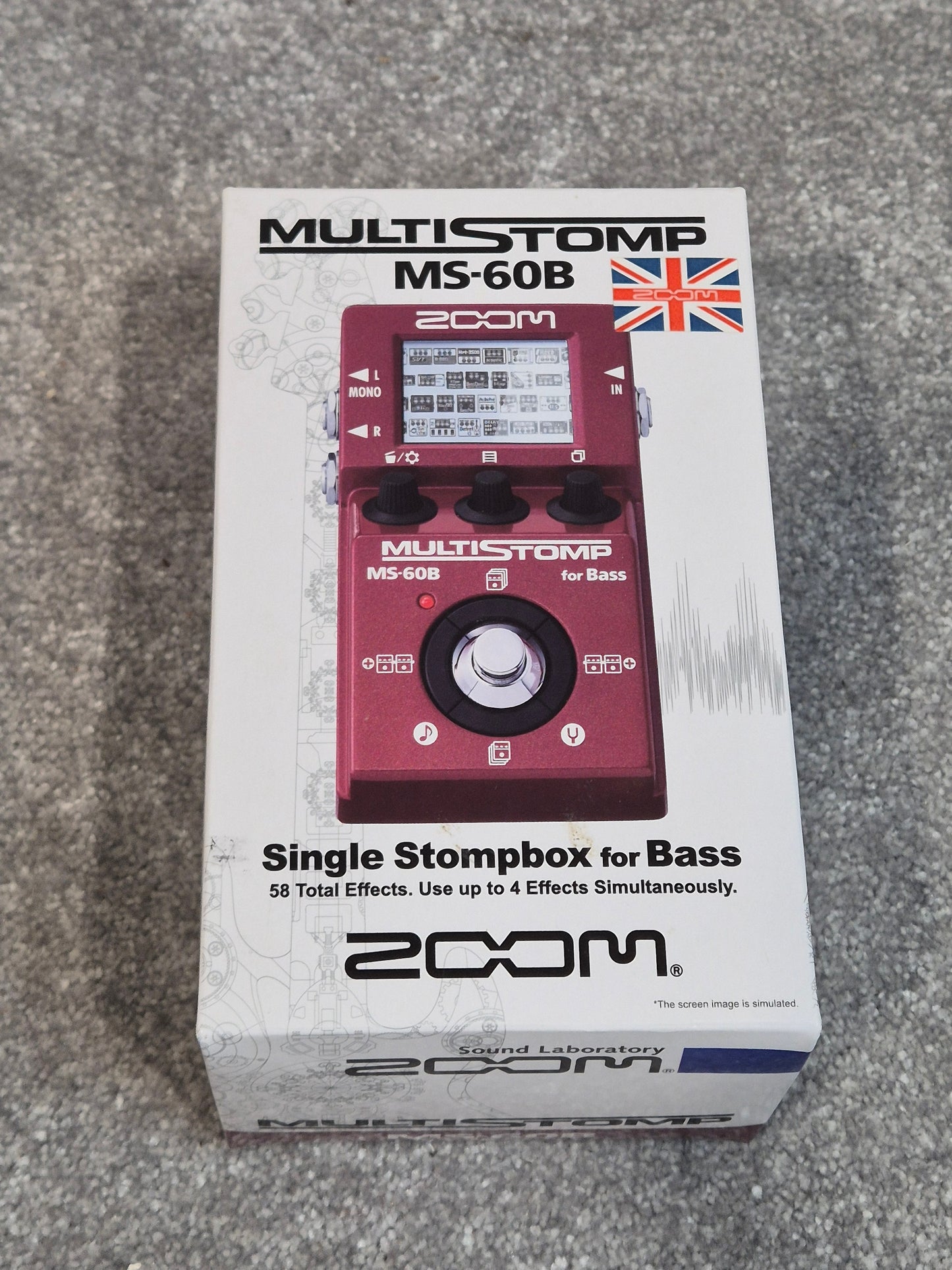 Zoom Multistomp MS-60B - Versatile and Powerful Multi-Effects Pedal