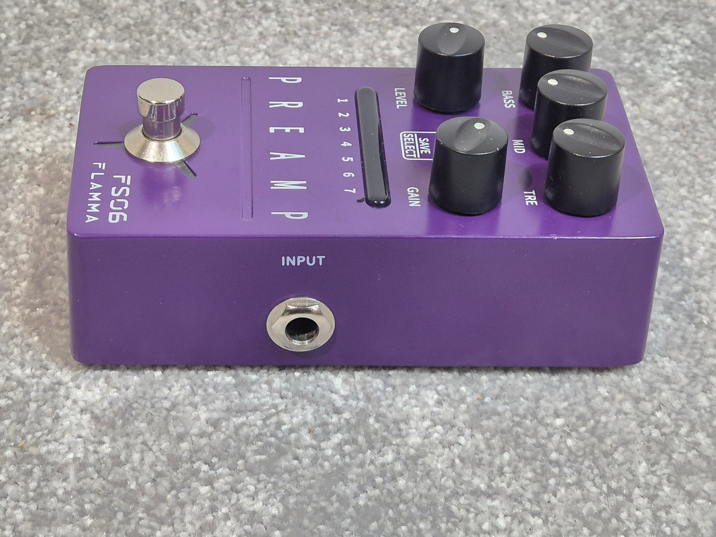 Flamma Preamp FS06 - Digital Preamp Pedal - Purple With Original Box