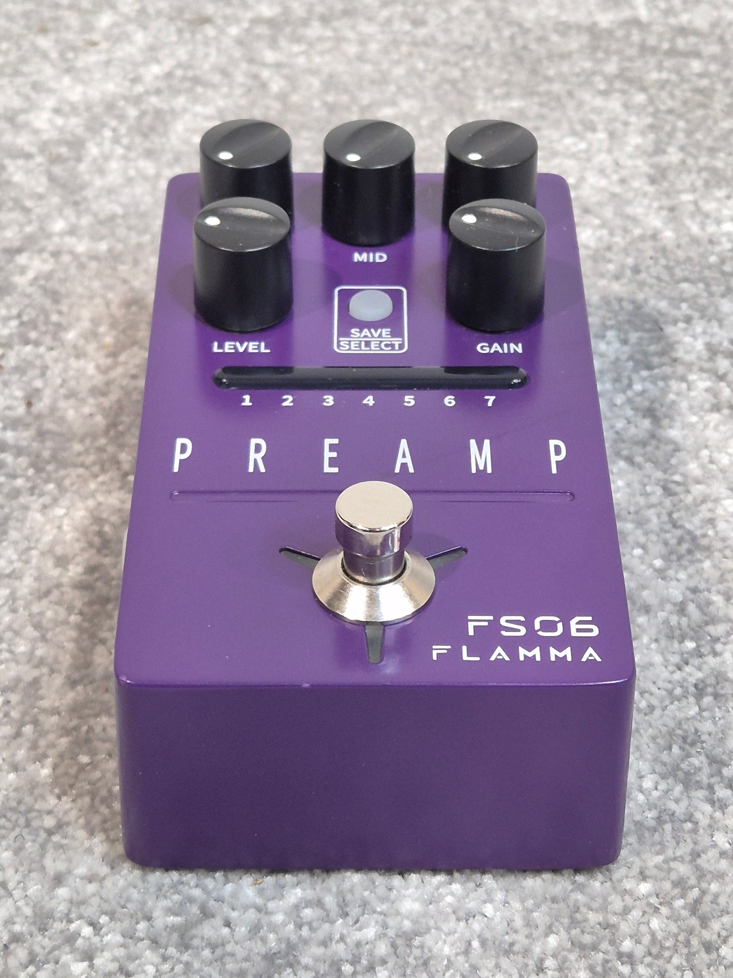 Flamma Preamp FS06 - Digital Preamp Pedal - Purple With Original Box
