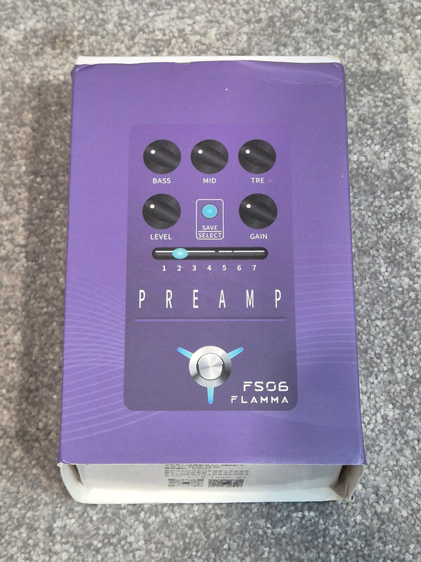 Flamma Preamp FS06 - Digital Preamp Pedal - Purple With Original Box
