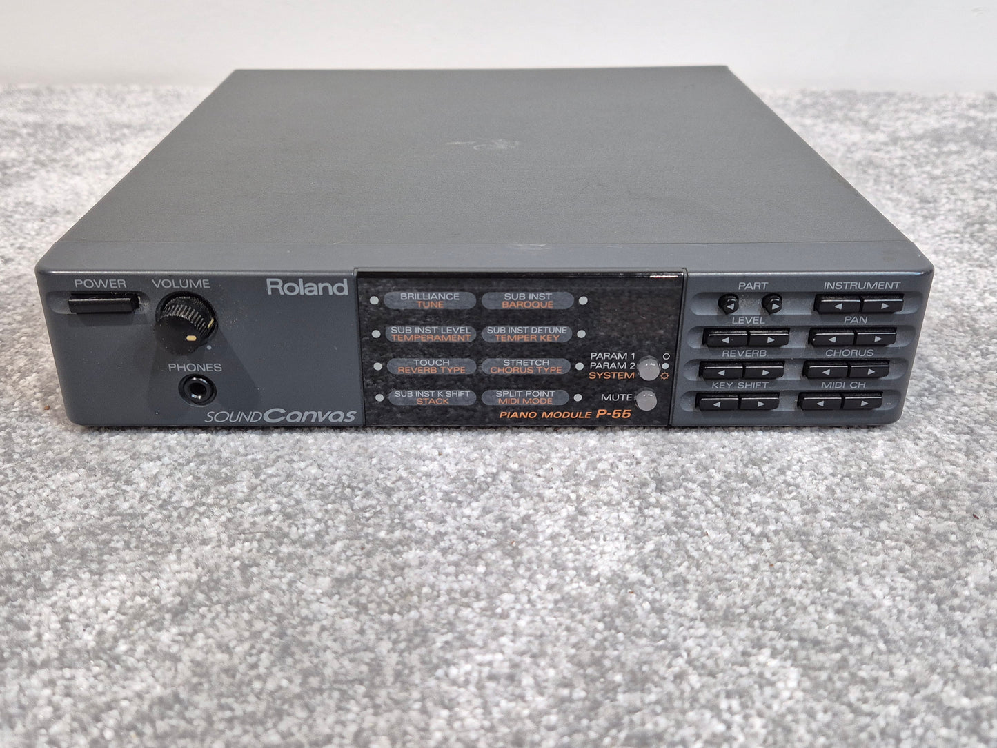 Roland Sound Canvas P-55 - Piano Module Digital Synthesizer ( Very Good Condition )
