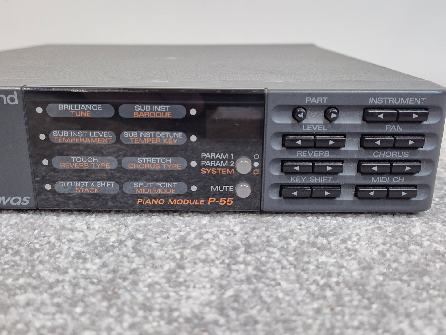 Roland Sound Canvas P-55 - Piano Module Digital Synthesizer ( Very Good Condition )