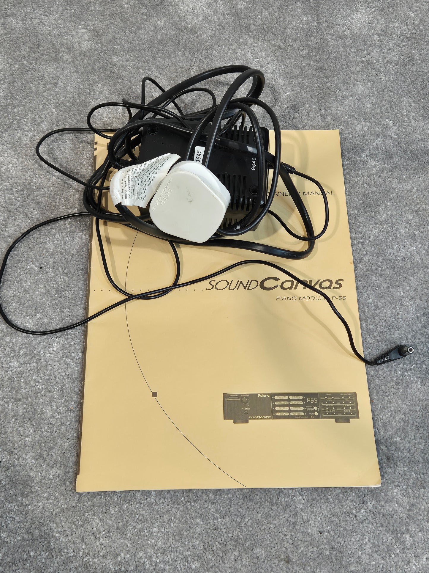 Roland Sound Canvas P-55 - Piano Module Digital Synthesizer ( Very Good Condition )