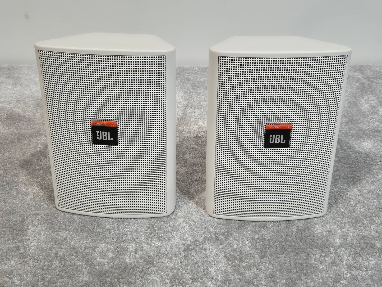 JBL Control 23 - Compact Two-Way Loudspeakers - White - Open Box New