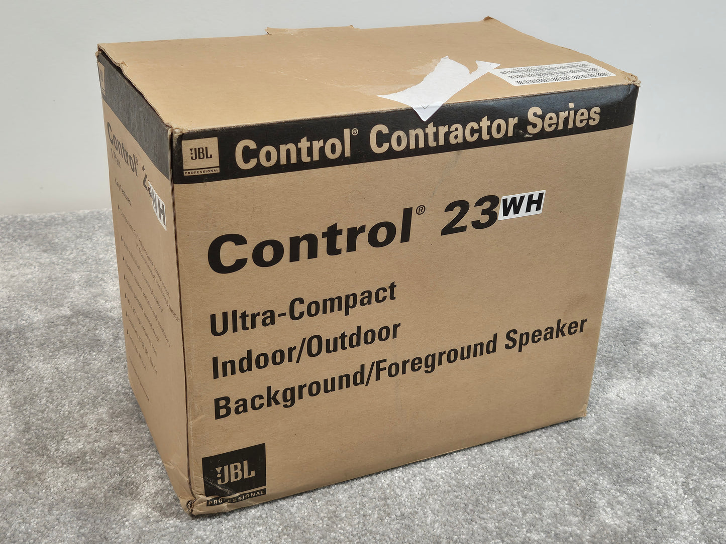 JBL Control 23 - Compact Two-Way Loudspeakers - White - Open Box New