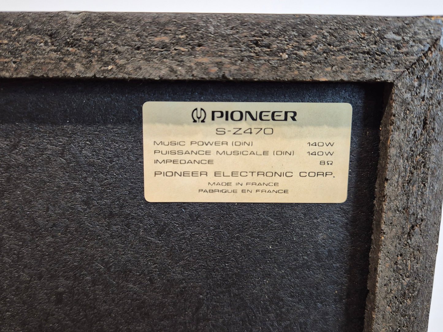 Pioneer S-Z470 Speakers - Vintage HiFi Speaker Monitors - Pair