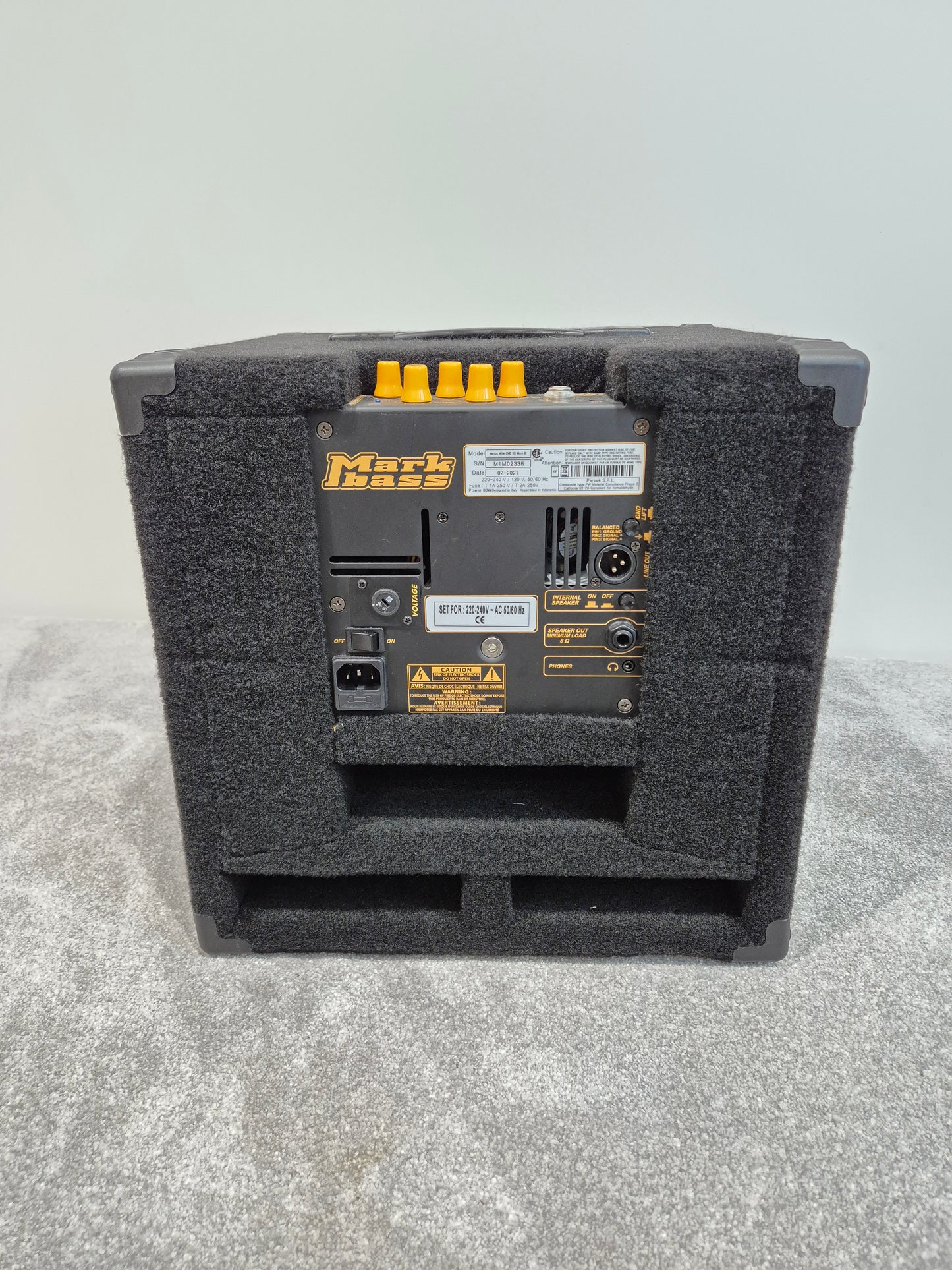 Markbass CMD Micro 60 - Compact and Lightweight Combo Bass Amplifier