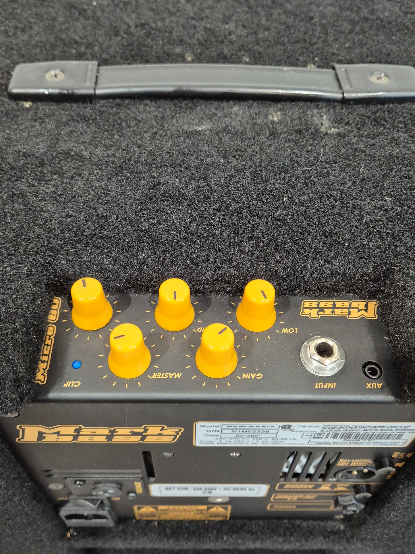 Markbass CMD Micro 60 - Compact and Lightweight Combo Bass Amplifier