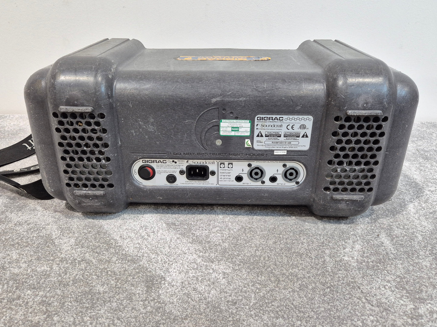 Soundcraft GigRac 600 Mixer - Integrated Mixer/Amplifier