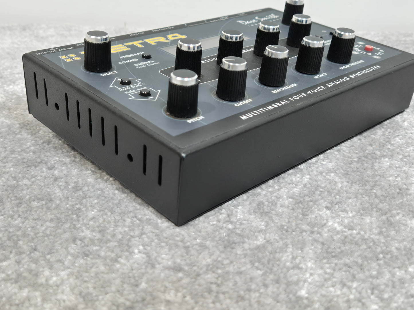 Dave Smith Tetra Synth - Analog Poly Synthesizer w/ Original Power Supply