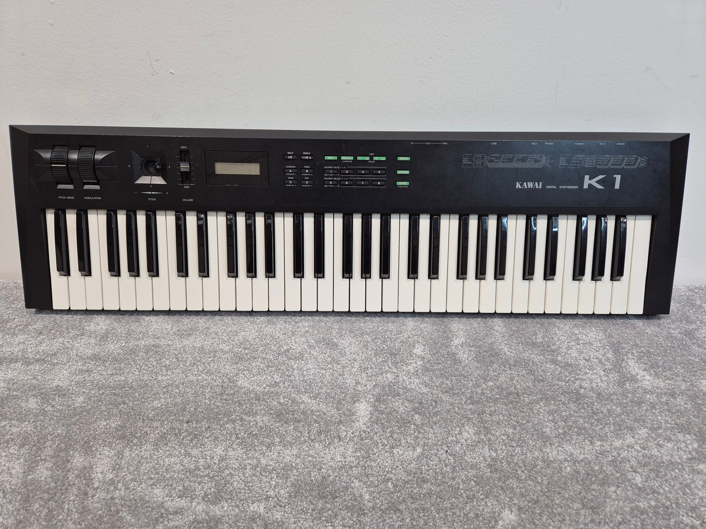 Kawai K1 - 61-key Synthesizer Keyboard Manufactured in 1988 w/ Flight Case