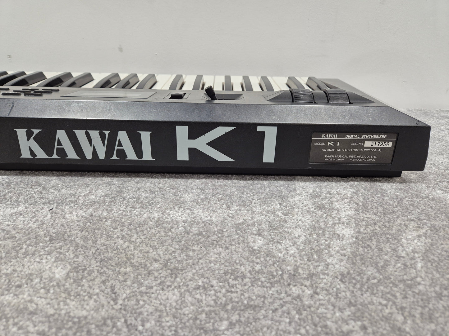 Kawai K1 - 61-key Synthesizer Keyboard Manufactured in 1988 w/ Flight Case