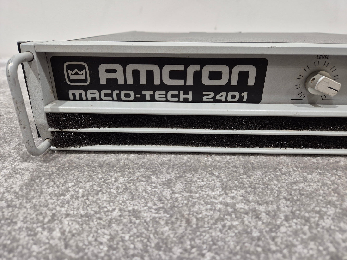 Amcron Macro-Tech 2401 - Dual-Channel Power Amplifier w/ Manual