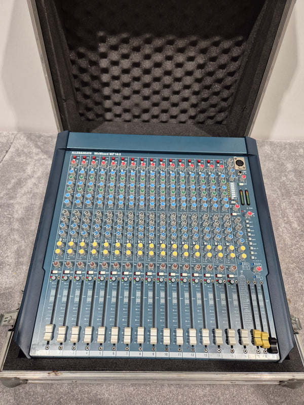 Allen & Heath Mix Wizard WZ3 16:2 - Professional Analog Mixer w/ Flight Case