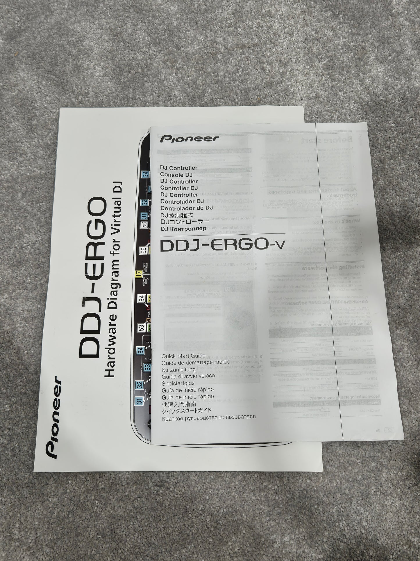 Pioneer DDJ-Ergo - Two-Channel DJ Controller w/ Hard Case