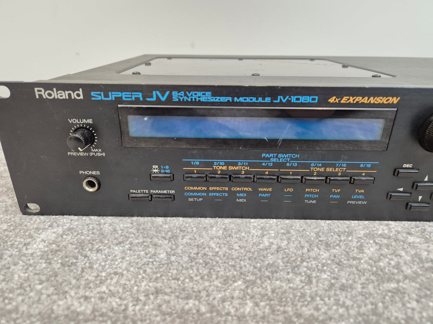 Roland JV-1080 - Sample-Based Synthesizer/Sound Module w/ Manual