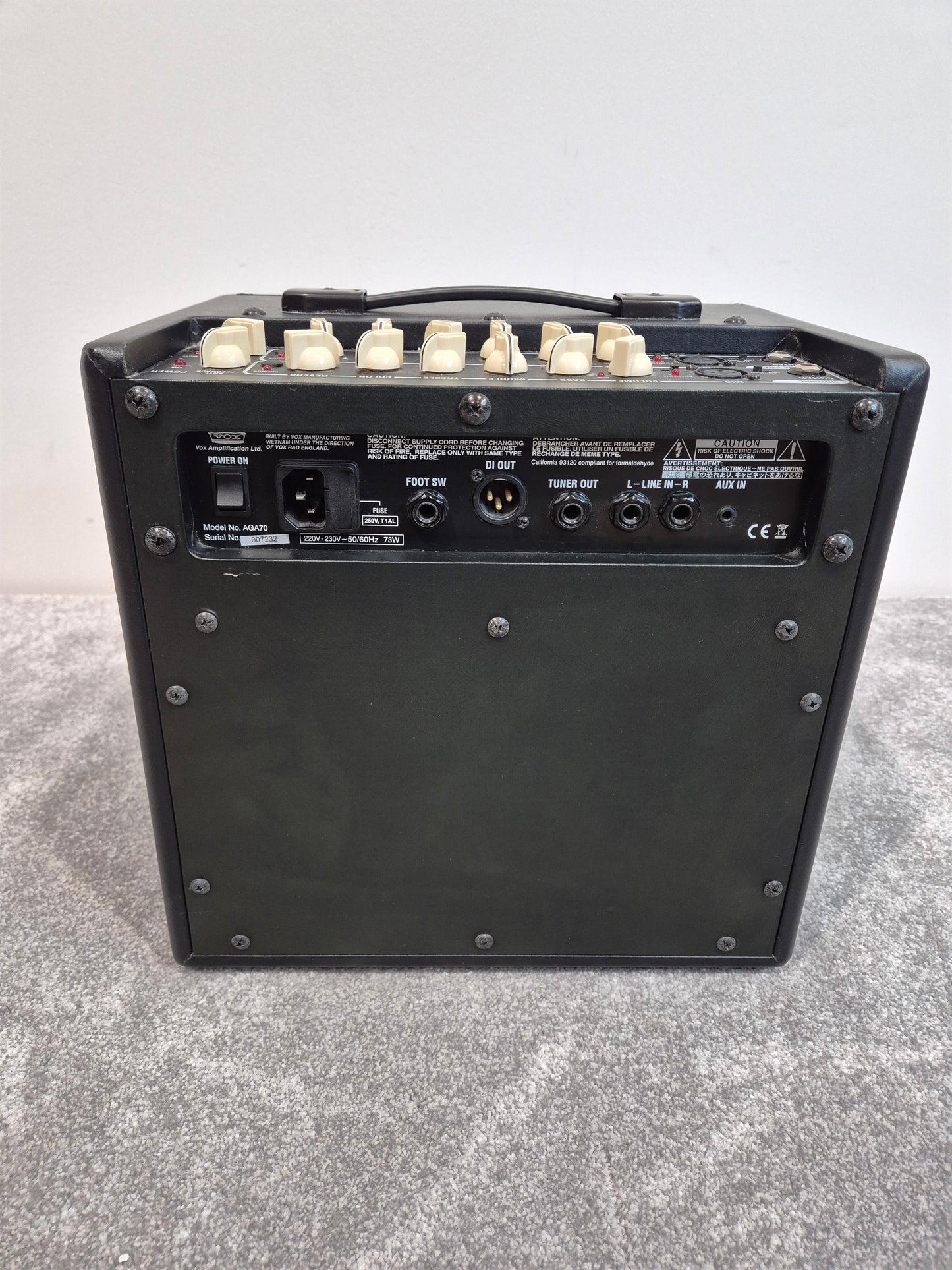 VOX AGA70 - 70-watt 2-Channel Acoustic Amplifier w/ Original Box