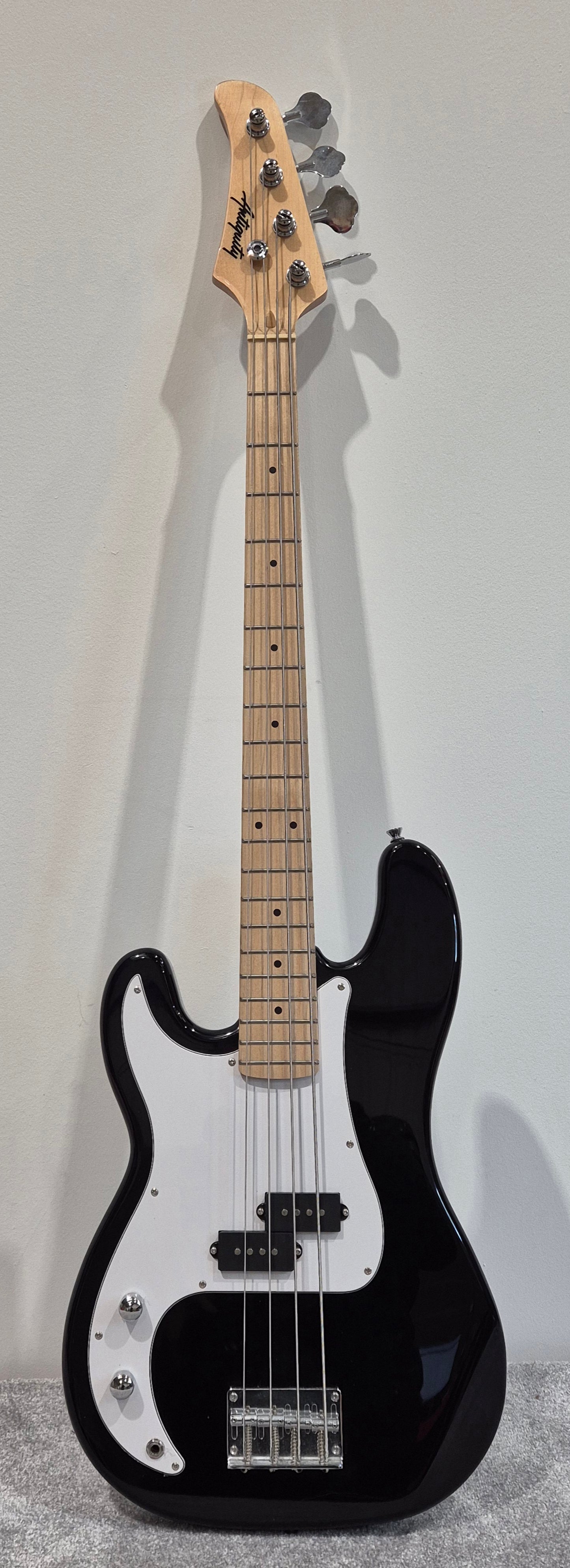 Antiquity AQ-PB Bass Guitar - Left Handed - Black