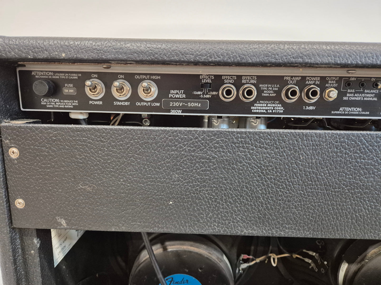 Fender Twin Amp - 100-watts Versatile Guitar Amplifier
