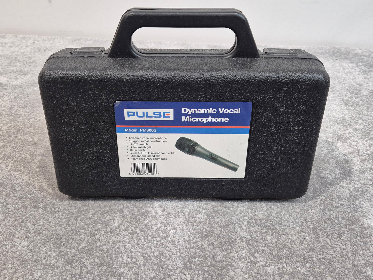 Pulse PM800S - Dynamic Vocal Microphone w/ Carry Case