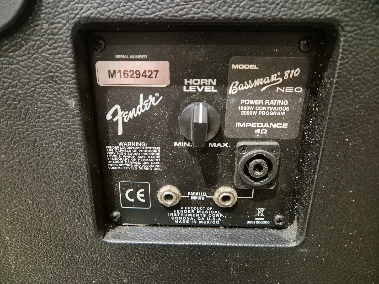 Fender Bassman 810 Neo - High-Capacity Bass Cabinet w/ Flight Case RRP £2449