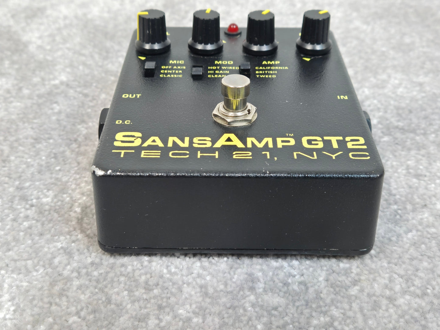 Tech 21 SansAmp GT2- Tube Amp Emulation Pedal