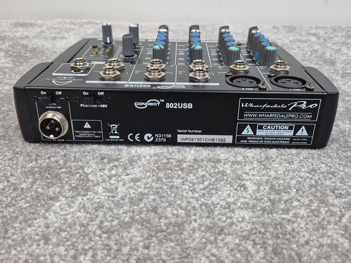 Wharfedale Connect 802 - Powerful and Versatile USB Mixer - RRP £89