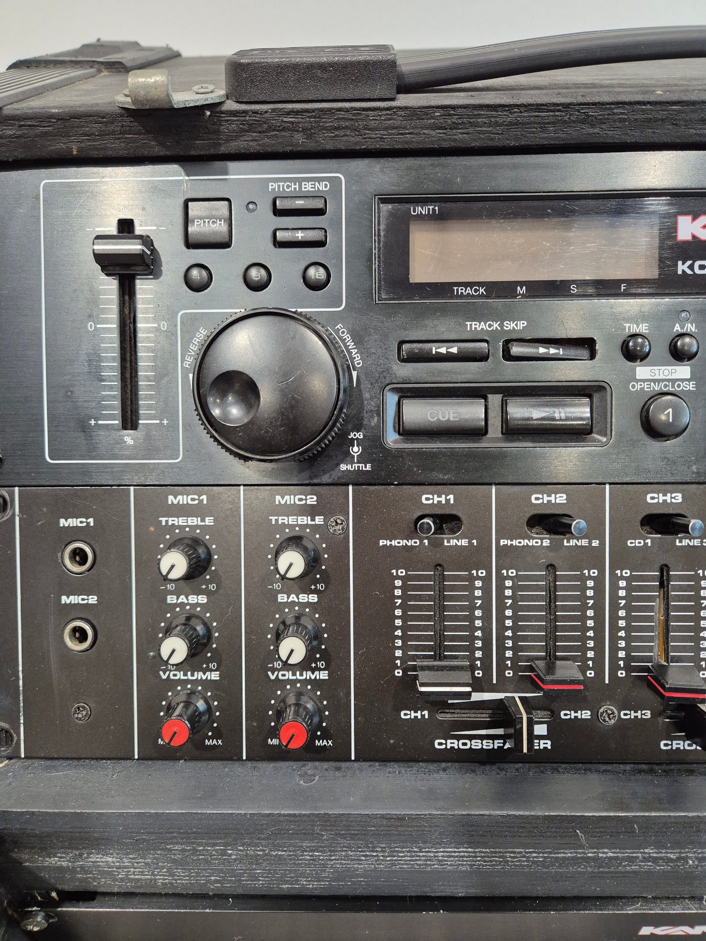 KAM KCD 950 DJ Player - Dual CD Player w/ Wooden Case