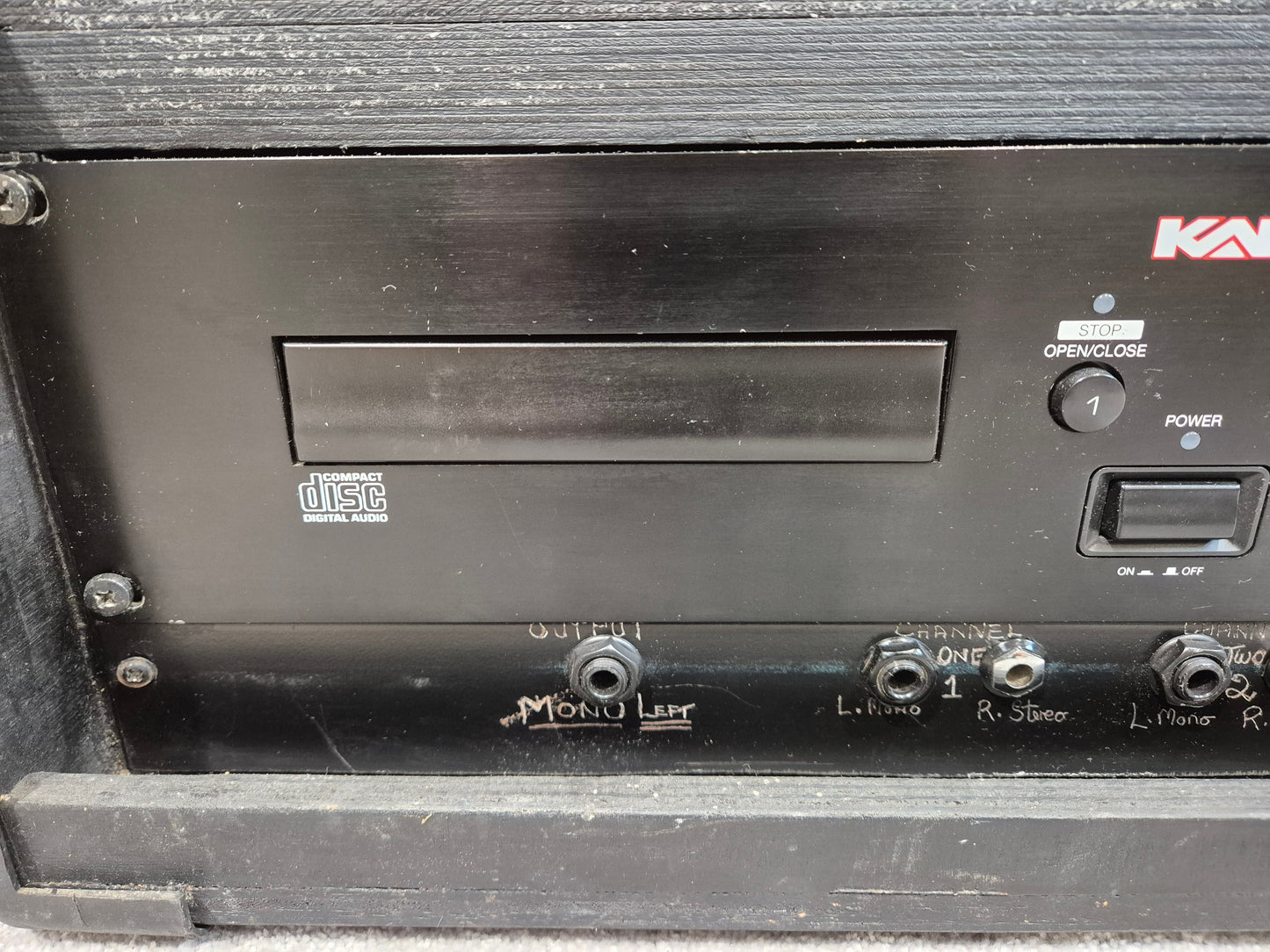 KAM KCD 950 DJ Player - Dual CD Player w/ Wooden Case