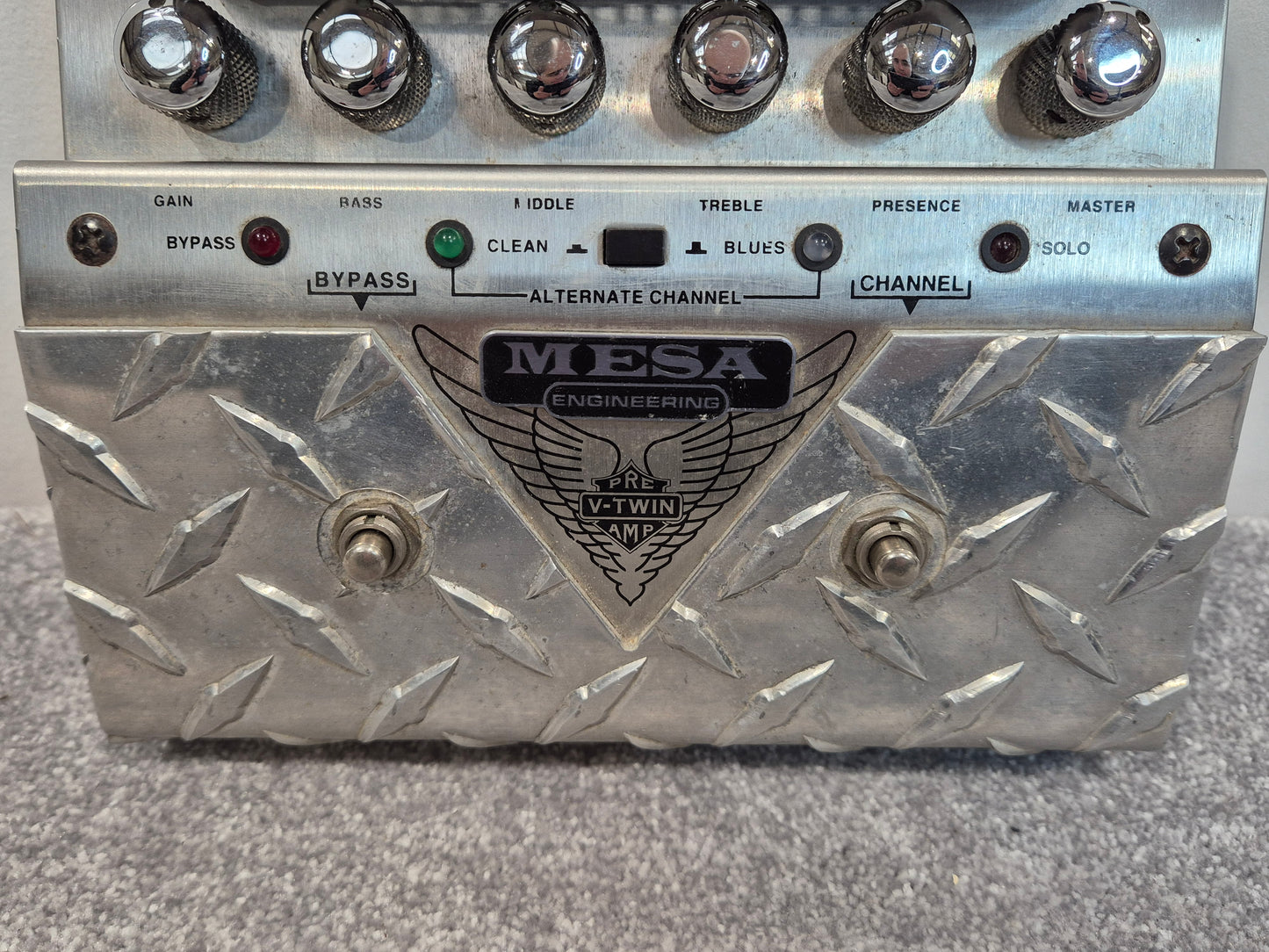 Mesa V Twin Amp - All-Tube Dual Channel Preamp Pedal
